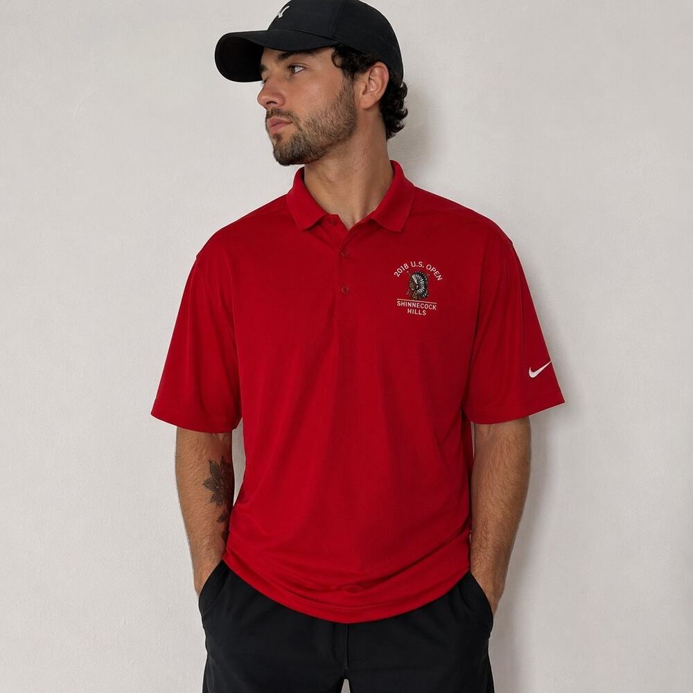 Nike Golf 2018 U.S. Open Shinnecock Hills Dri-FIT Polo Shirt L